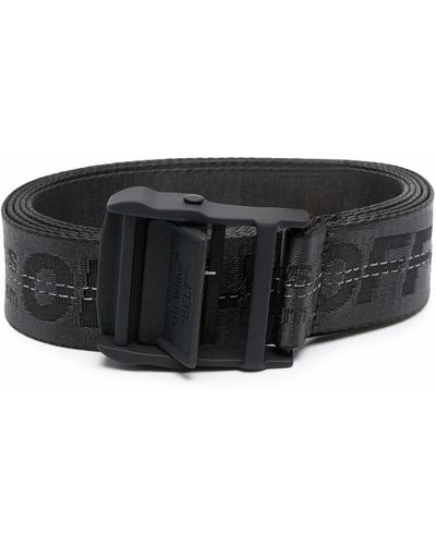Off-White c/o Virgil Abloh Black Industrial-strap Fabric Belt