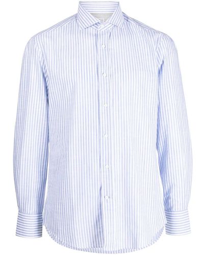 Shop BRUNELLO CUCINELLI 2023-24FW Long Sleeves Cotton Shirts (232MB6781718)  by who.me.see
