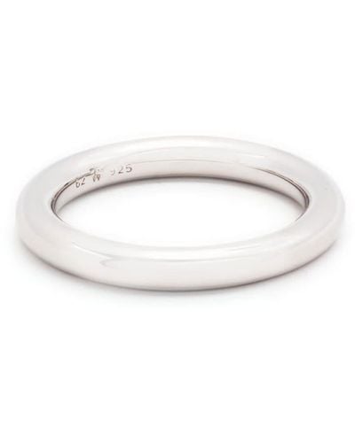 Tom Wood Cage Band Ring - White