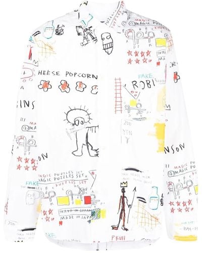 Junya Watanabe Jean-michel Basquiat Shirt - White