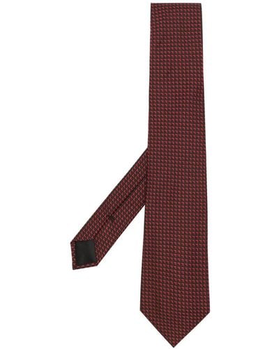 Givenchy Patterned-jacquard Silk Tie - Purple