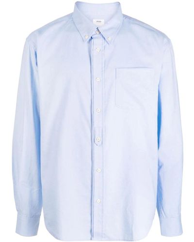 Visvim Chest-pocket Cotton Shirt - Blue