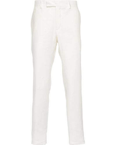 Lardini Slim-Fit Chino Trousers - White