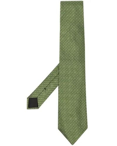 Givenchy 4g Silk Tie - Green