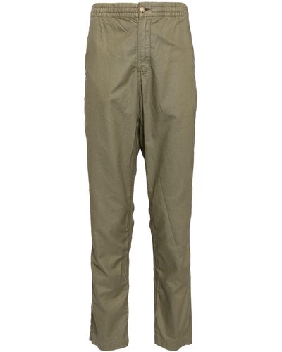Polo Ralph Lauren Straight-Leg Cotton Trousers - Green