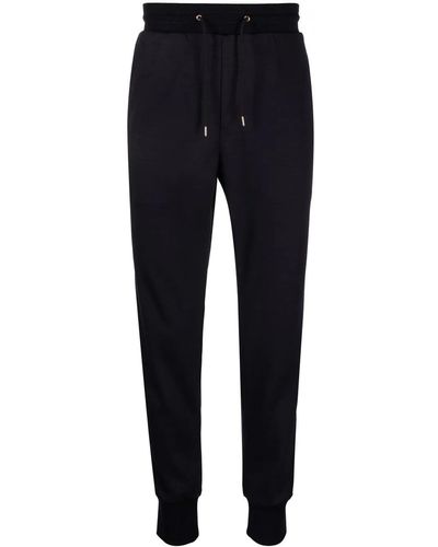 Paul Smith Side-stripe Tapered Track Pants - Blue