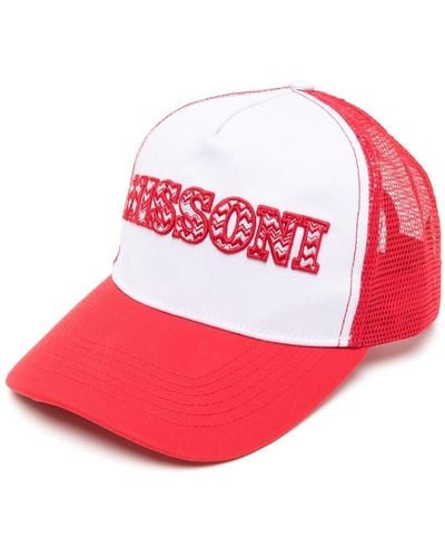 Missoni Logo-embroidery Baseball Cap - Pink