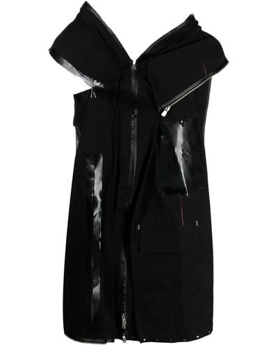 TAKAHIROMIYASHITA TheSoloist. Asymmetrical Distressed Sleeveless Jacket - Black
