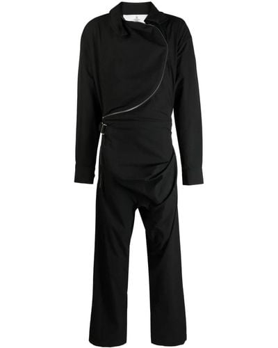 Vivienne Westwood Ming Off-centre Zip Jumpsuit - Black