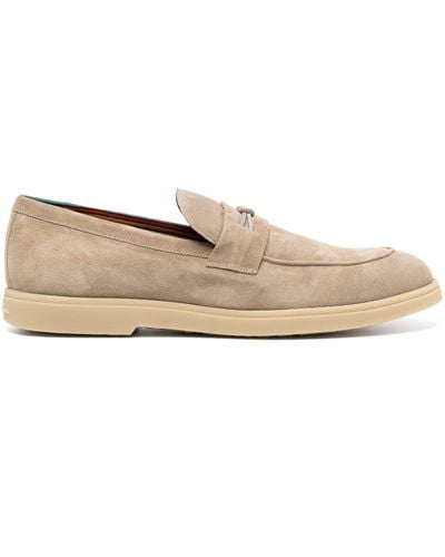 Paul Smith Montalcini Suede Loafers - Natural