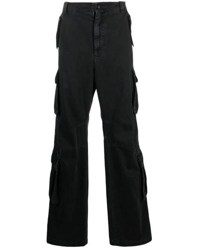 Dolce & Gabbana Straight-leg Cargo Jeans - Black