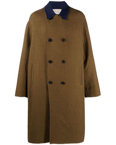 Nick Fouquet Vincent Double-breasted Overcoat - Natural