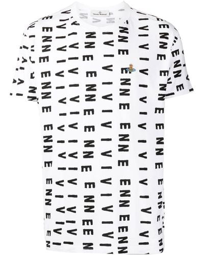 Vivienne Westwood Logo-print Cotton T-shirt - White