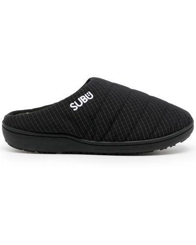 and wander X Subu Reflective-effect Ripstop Sandals - Black