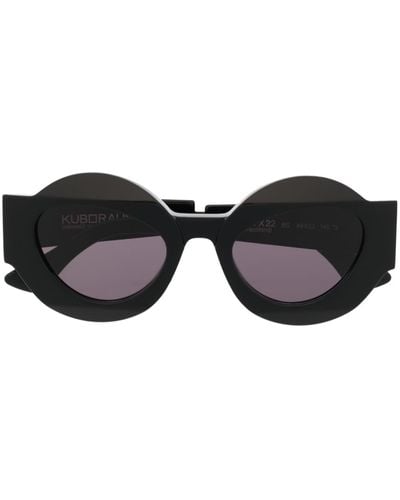 Kuboraum X22 Tinted Sunglasses - Black
