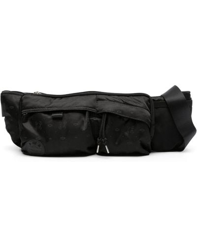 Porter-Yoshida and Co Monogram Three-Pocket Belt Bag - Black