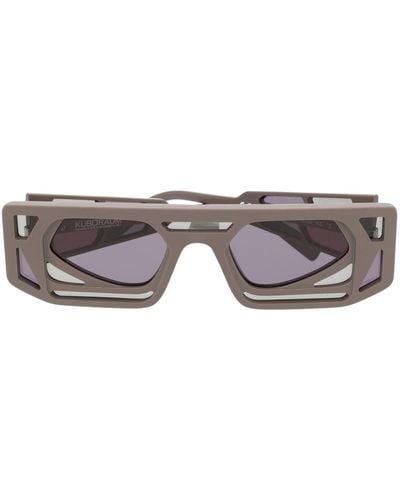 Kuboraum Oversized Square-frame Sunglasses - Grey