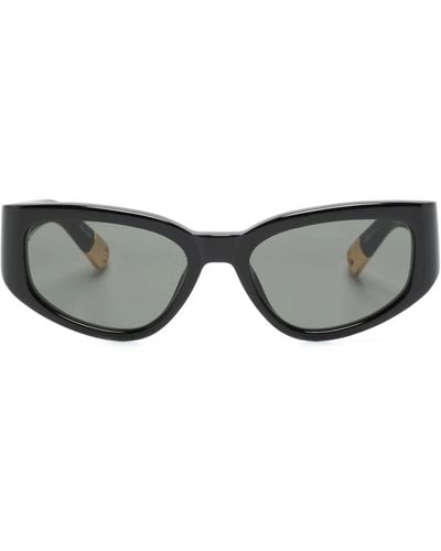 Jacquemus Rectangle-frame Sunglasses - Grey