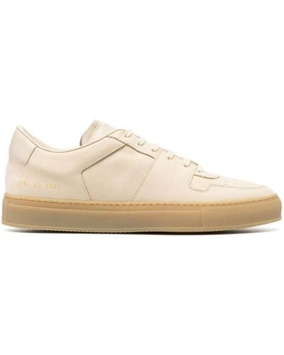 Common Projects Decades Leather Sneakers - Natural
