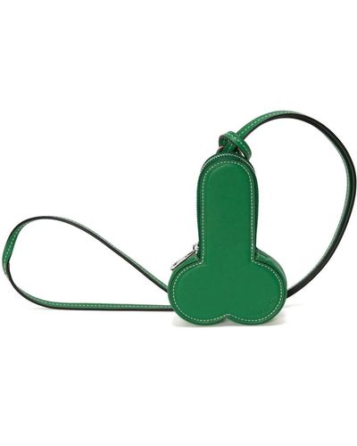 JW Anderson Penis Coin Purse - Green
