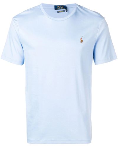Polo Ralph Lauren Embroidered Logo T-Shirt - Blue