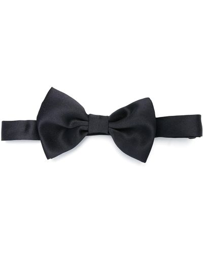 Tagliatore Twill-weave Bow Tie - Black