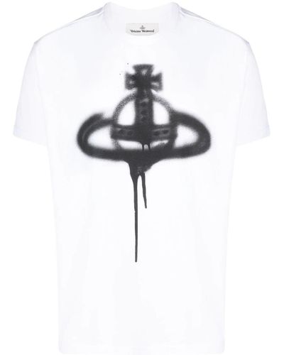 Vivienne Westwood Orb-print Short-sleeved T-shirt - Multicolor