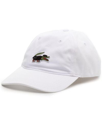 Lacoste Logo-patch Baseball Cap - White