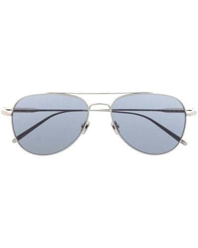 Brioni Pilot-frame Sunglasses - Blue