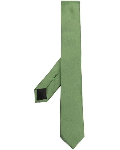 Givenchy 4g Logo-embroidered Tie - Green