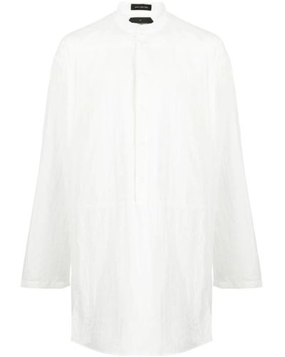 Nicolas Andreas Taralis Long-Sleeve Cotton Shirt - White