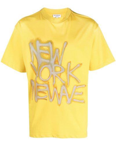 Honey Fucking Dijon Basquiat Graphic-print T-shirt - Yellow