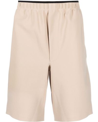 GR10K Elasticated-waistband Shorts - Natural
