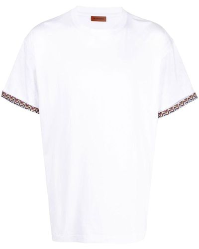 Missoni Zigzag-edge Detail T-shirt - White