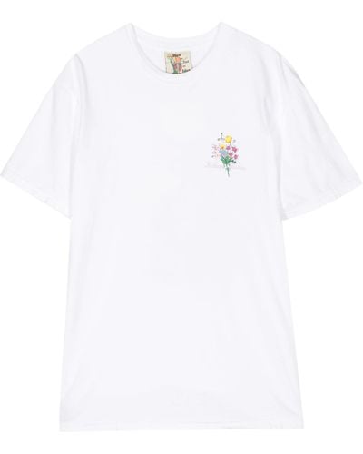Kidsuper Growing Ideas Graphic-Print T-Shirt - White