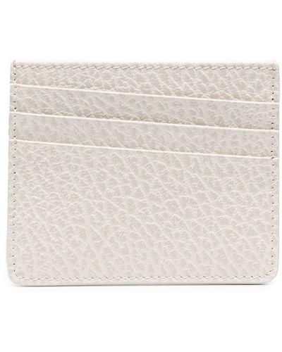 Maison Margiela Grained Leather Cardholder - White