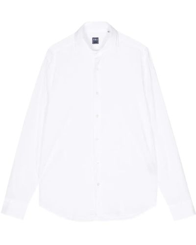 Fedeli Sean Voile Shirt - White