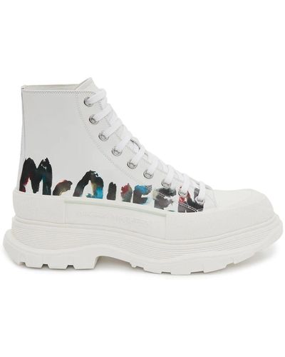 Alexander McQueen Court Tech Sneakers - White