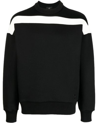 Dunhill Striped Long-sleeved Sweater - Black