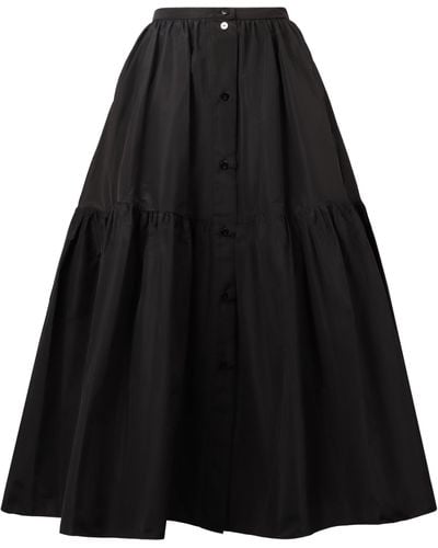 Patou Ruffled Skirt - Black