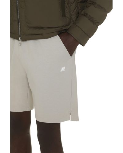 K-Way Keny Cotton Bermuda Shorts - Gray