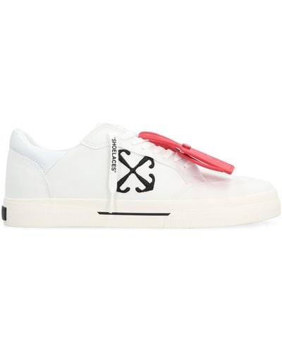 Off-White c/o Virgil Abloh Off- New Vulcanized Canvas Low-Top Sneakers - White