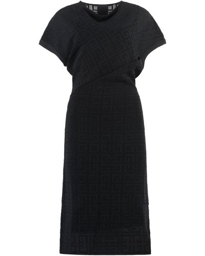 Givenchy Abito in maglia jacquard - Nero