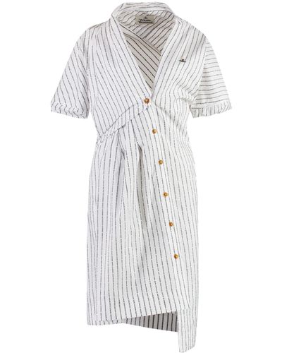 Vivienne Westwood Cotton Shirtdress - White