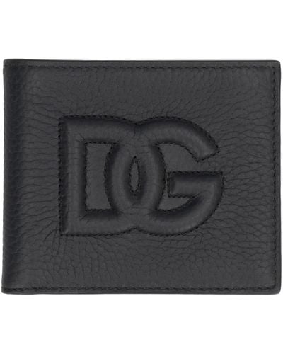 Dolce & Gabbana Logo Leather Wallet - Black