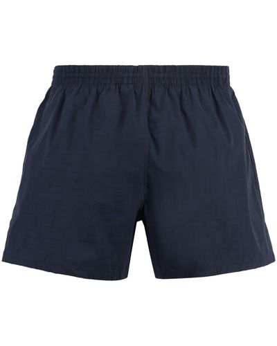 Fendi Shorts da mare in nylon - Blu