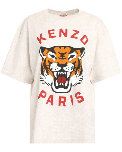KENZO Cotton Crew-neck T-shirt - White