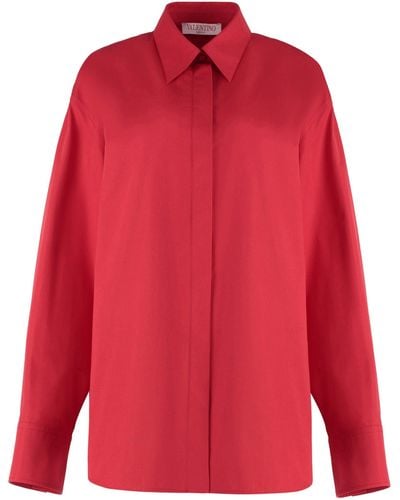 Valentino Cotton Shirt - Red
