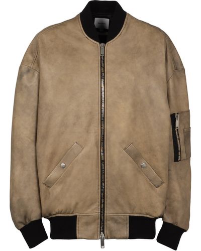 Halfboy Leather Jacket - Brown