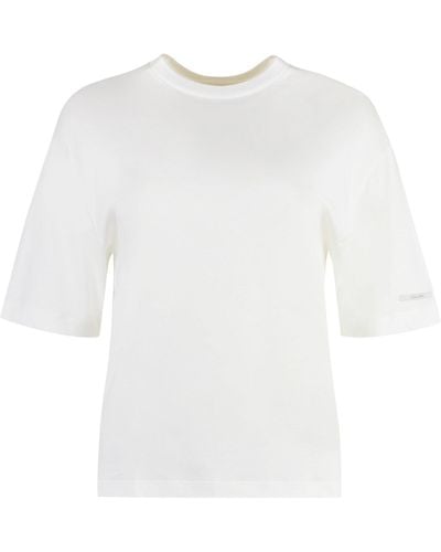 Calvin Klein T-shirt girocollo in cotone - Bianco
